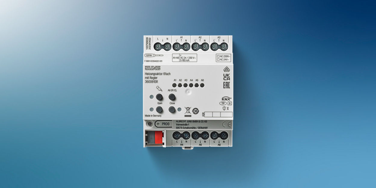 KNX Heizungsaktor 6-fach bei EBA Elektro- und Beleuchtungsanlagen GmbH in Artern