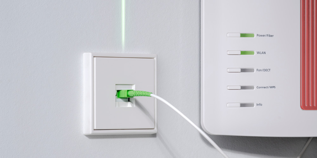 Die neuen Glasfaser-Anschlussdosen bei EBA Elektro- und Beleuchtungsanlagen GmbH in Artern